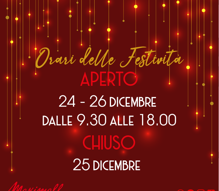 ❄️ Orari delle Festività ❄️…
