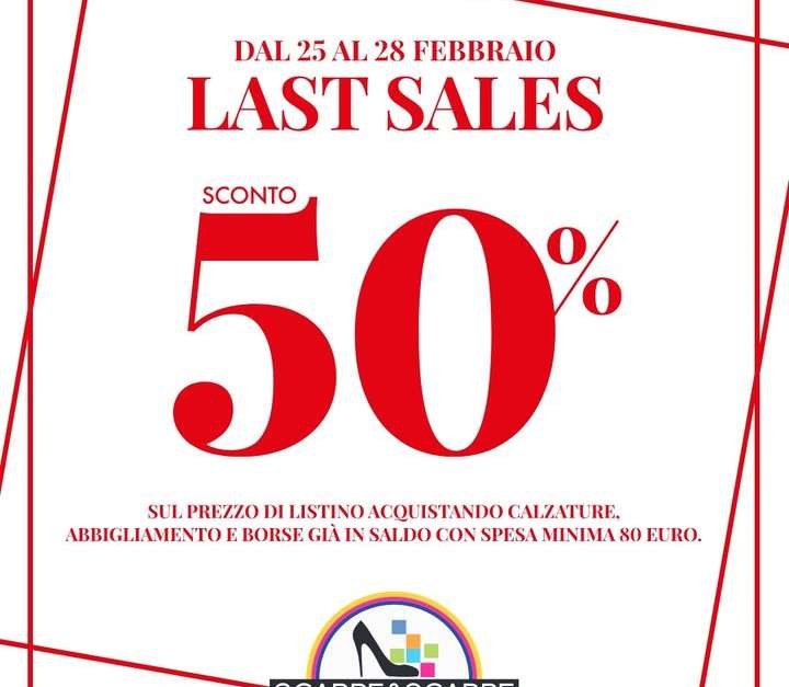 LAST SALES DA SCARPE&SCARPE…