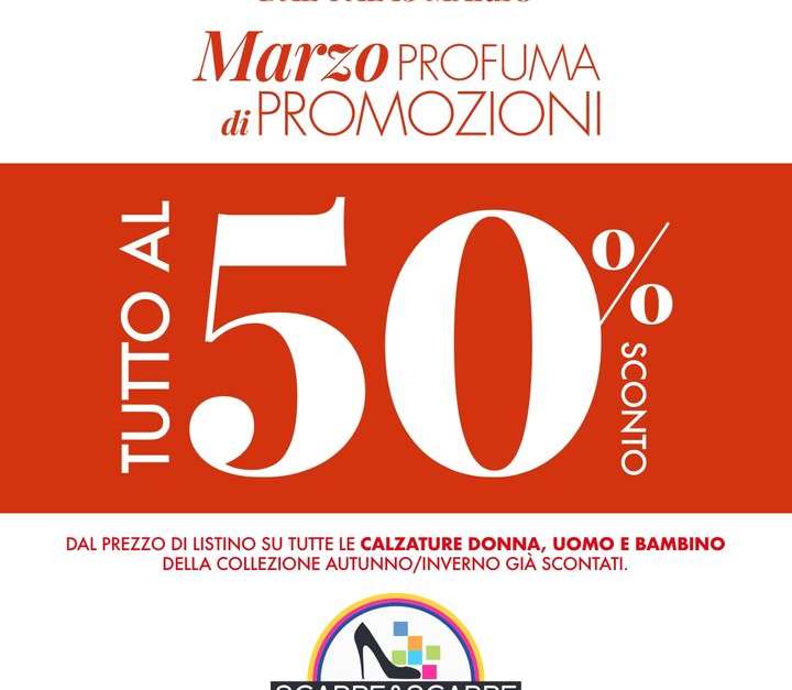 MARZO PROFUMA DI PROMOZIONI…