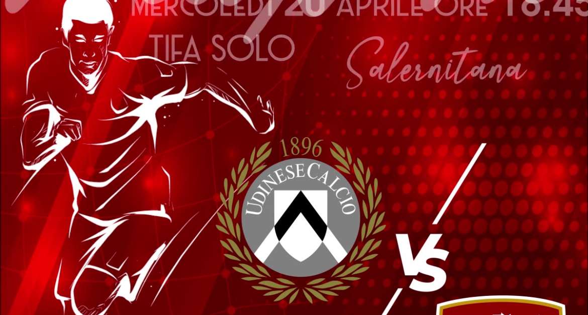 Udinese-Salernitana alle or…