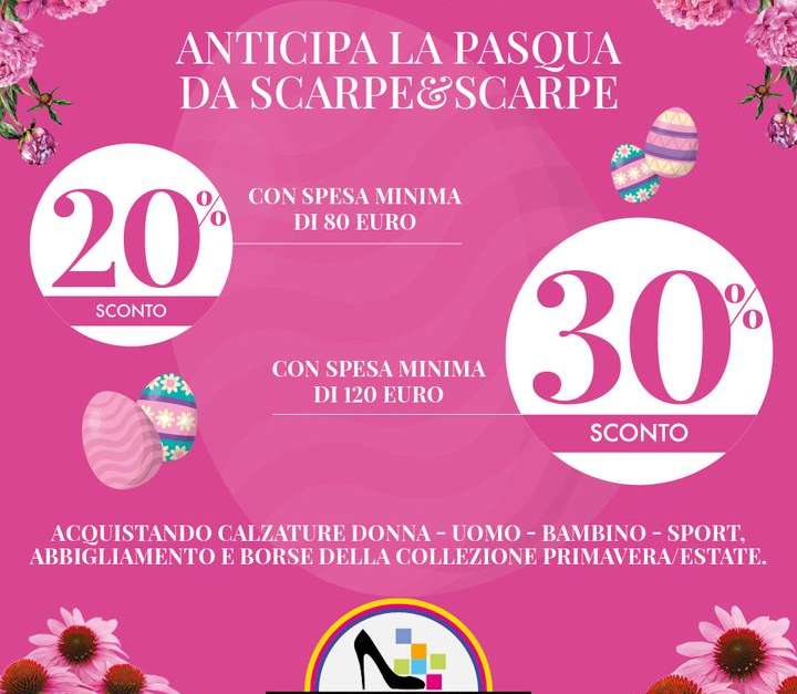 ANTICIPA LA PASQUA DA SCARP…