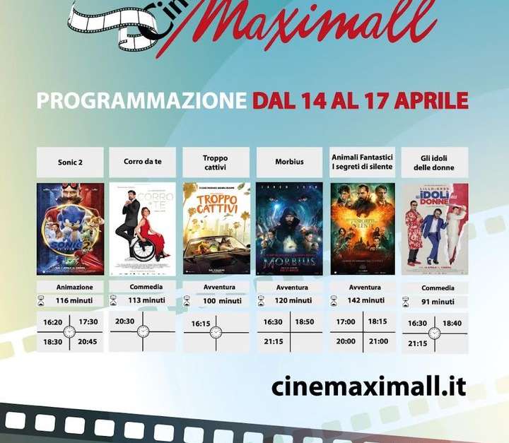 CineMaximall vi aspetta con…