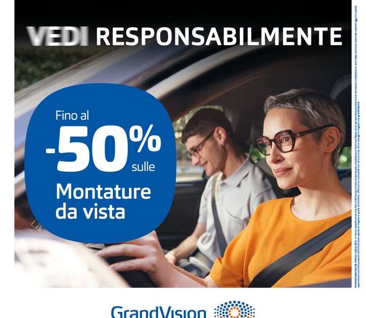 Da GrandVision sconti fino …