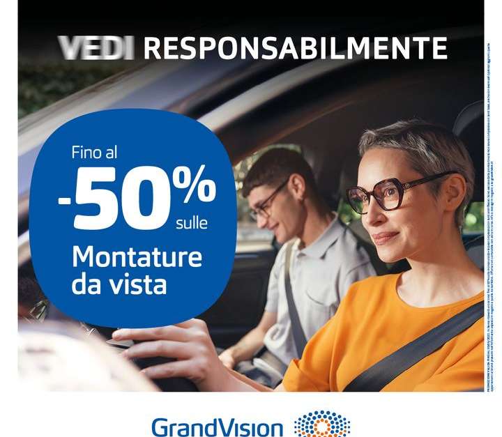 Da GrandVision Italy sconti…