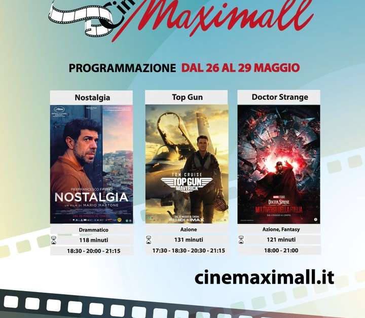 Dal 26 al 29 maggio al Cine…