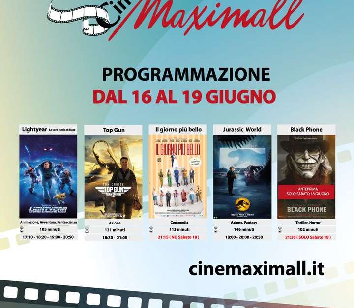 Dal 16 al 19 giugno al Cine…