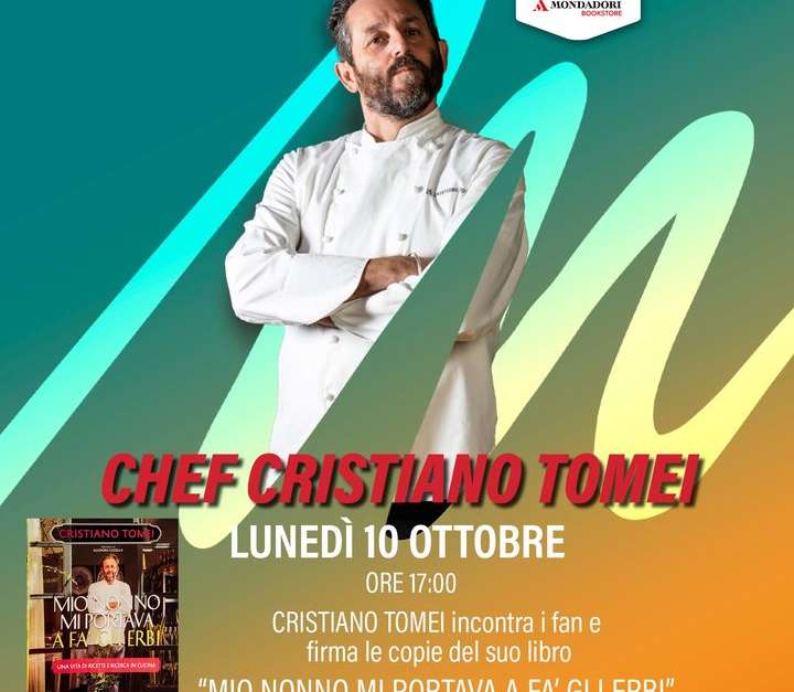Lo chef Cristiano Tomei inc…